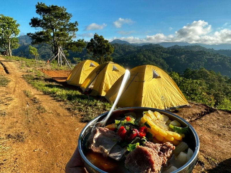 Những món ăn ngon nên thử khi trekking Tà Năng Phan Dũng Cac mon an dia phuong