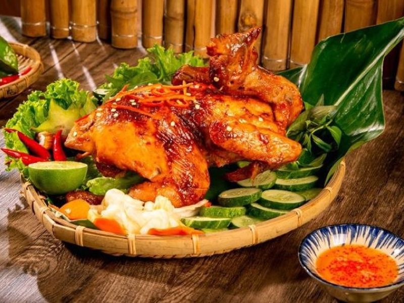 Những món ăn ngon nên thử khi trekking Tà Năng Phan Dũng Ga nuong